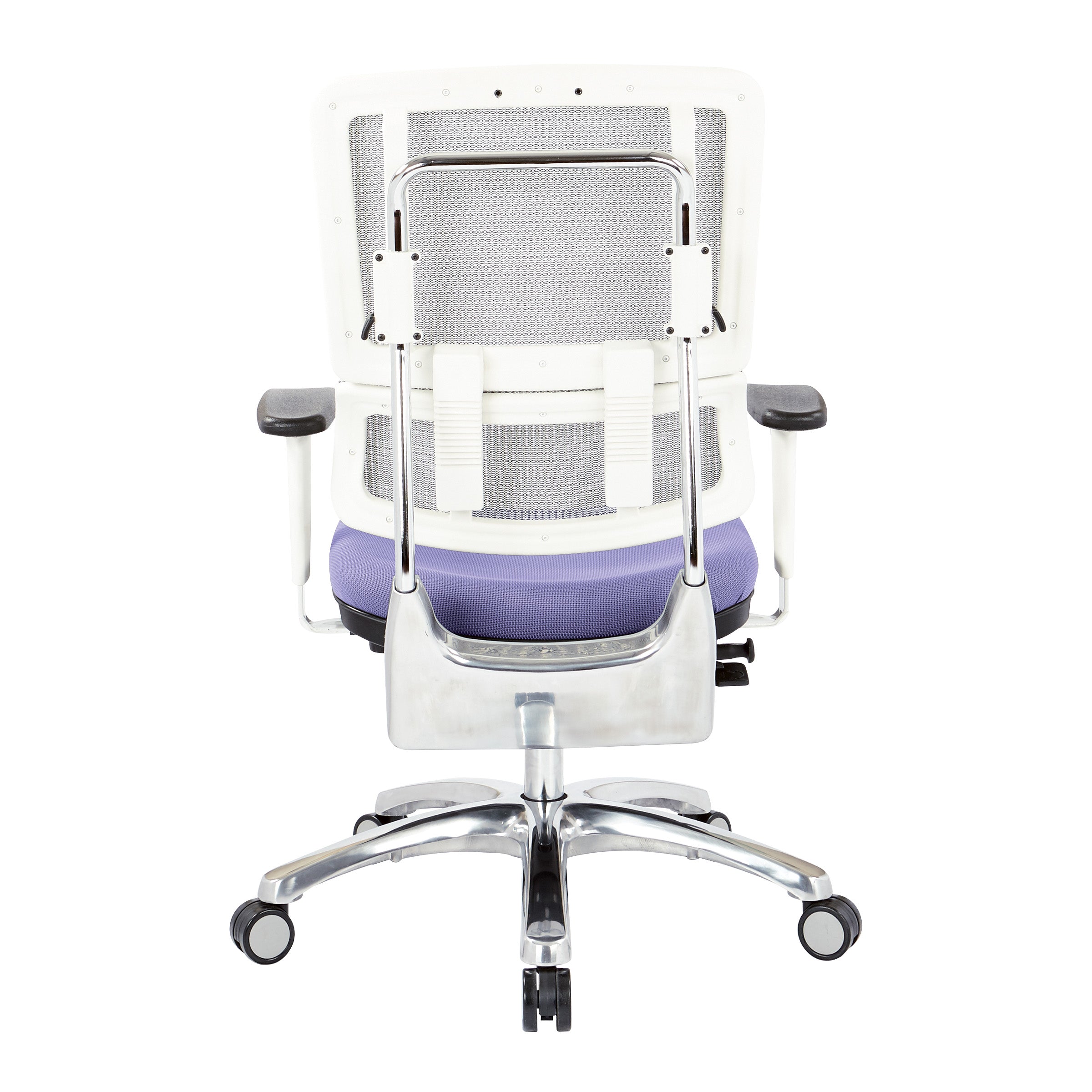 White Vertical Mesh Chair